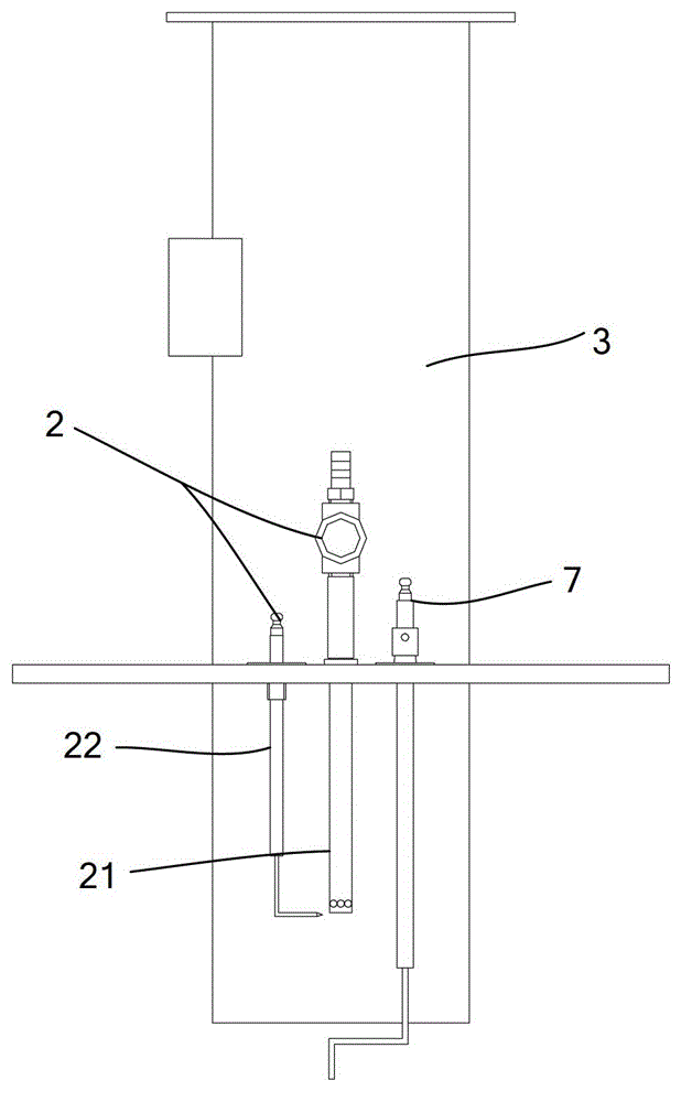 Metal fiber post-mixing type burner and boiler employing same