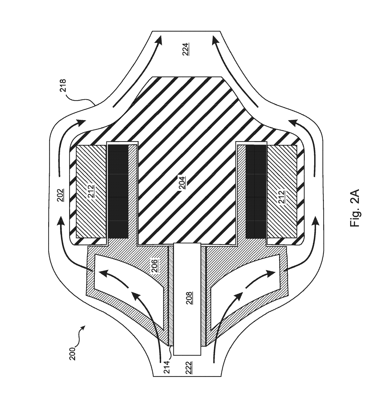 Compact, modular, integral pump or turbine with coaxial fluid flow