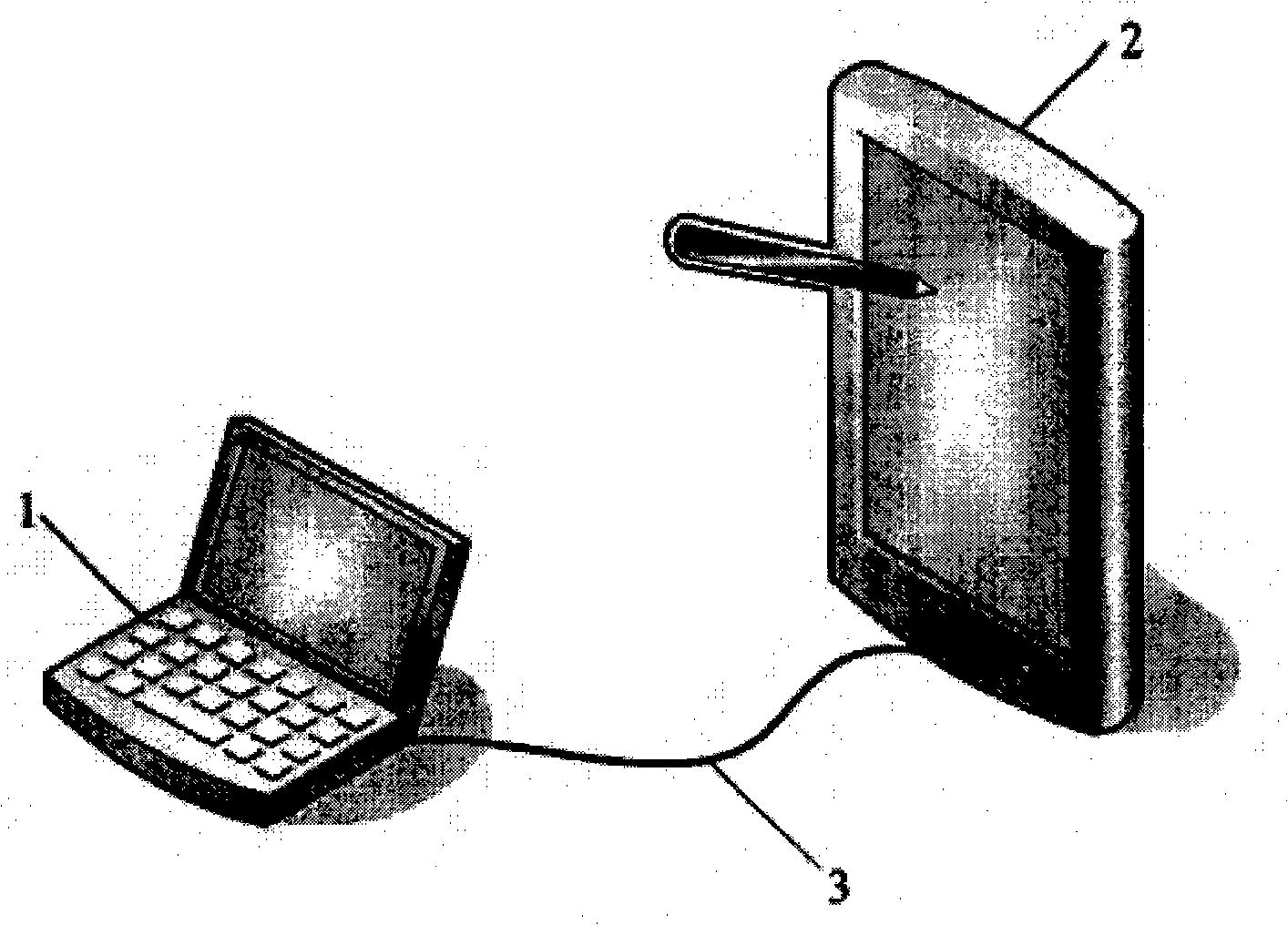 Intelligent input method and device based on interactive input apparatus