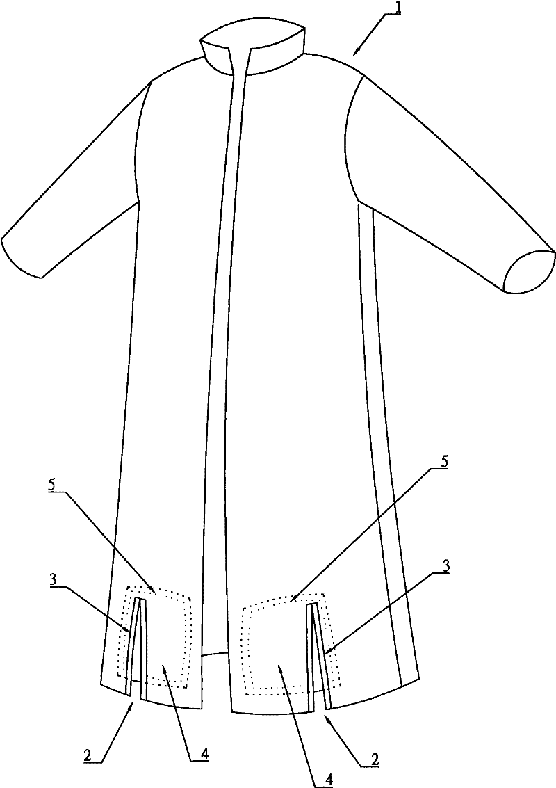 Structure of foot-protection article storage bag of raincoat