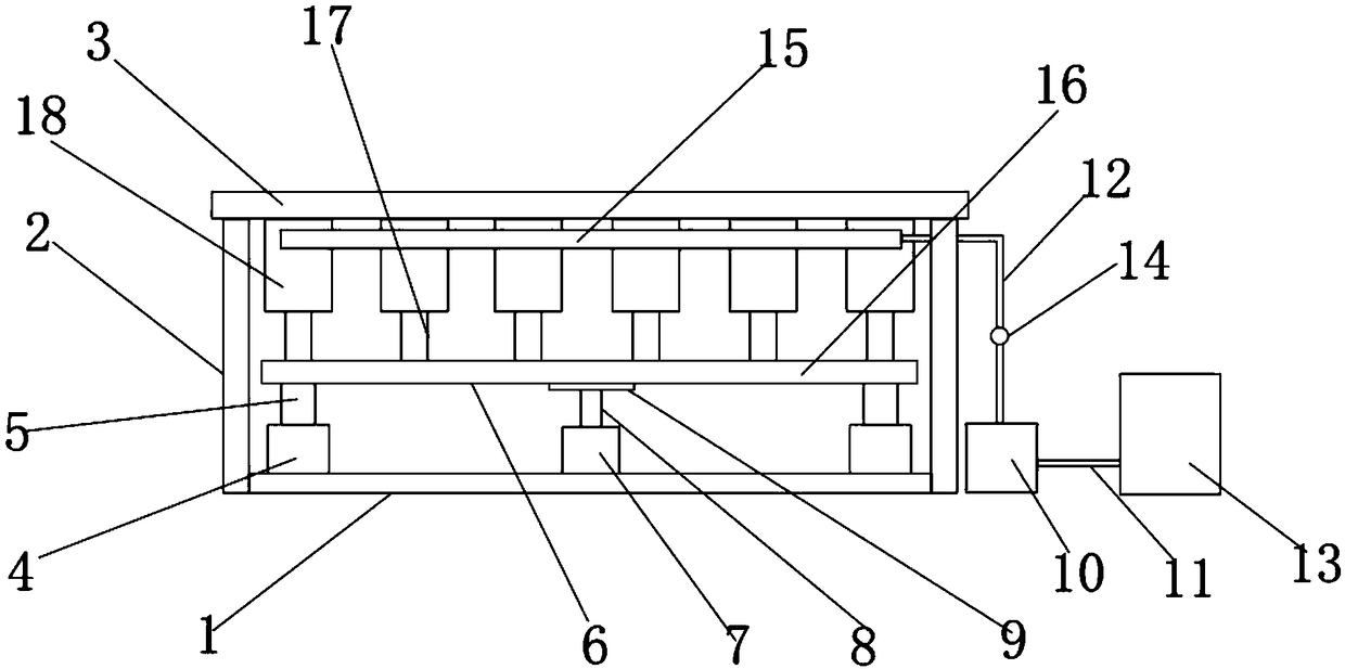 Soilless cultivation device for nontoxic cucumber cultivation