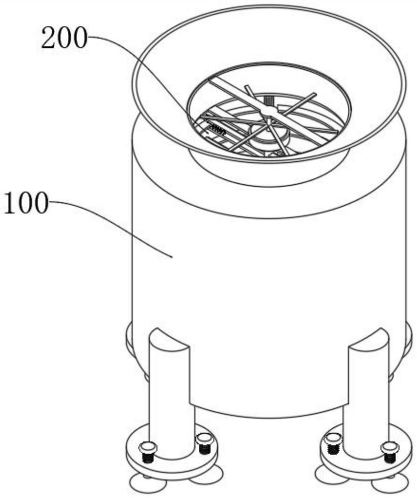 Centrifugal artichoke cutting and crushing device