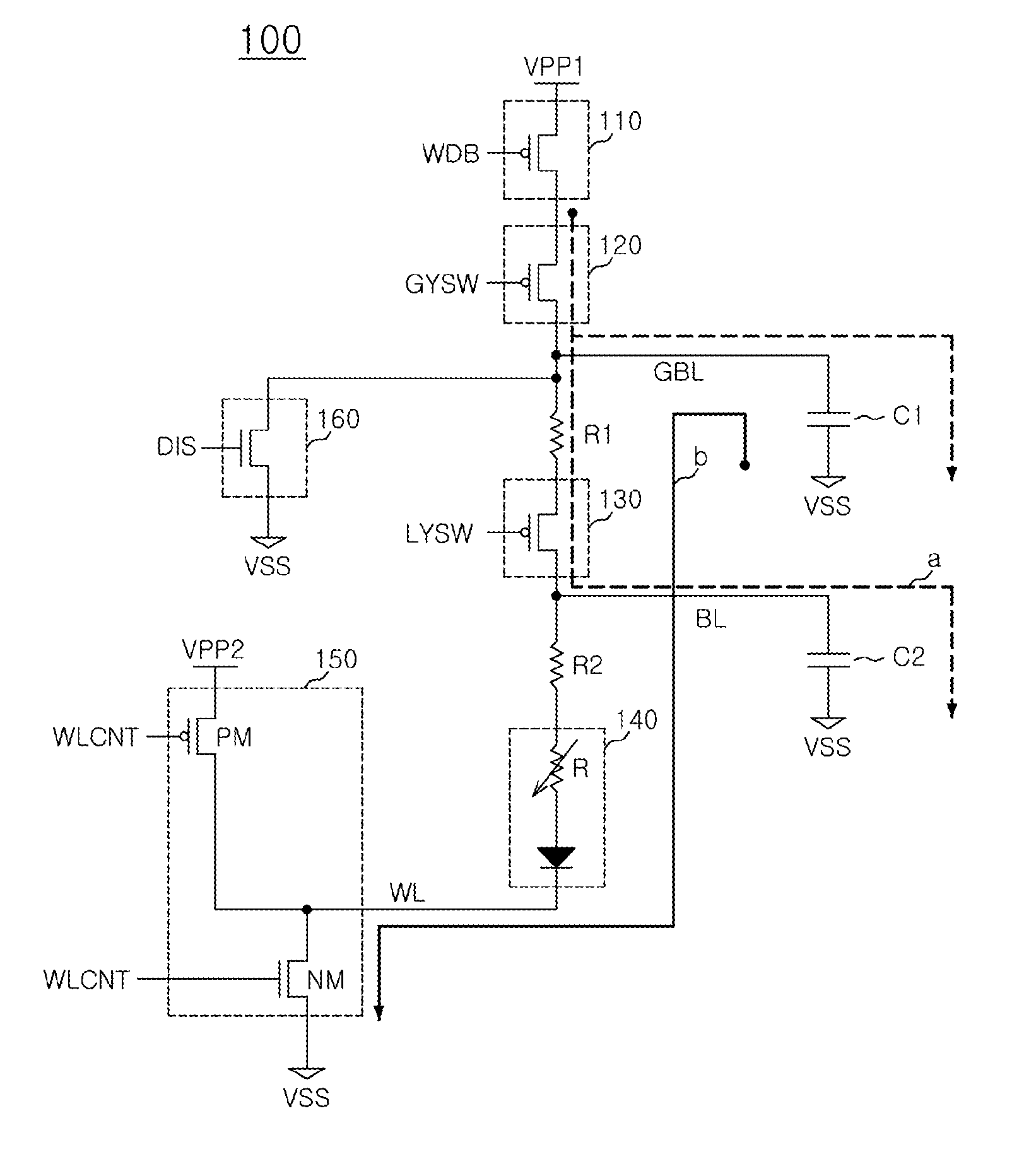 Semiconductor memory device including write driver and method of controlling the same