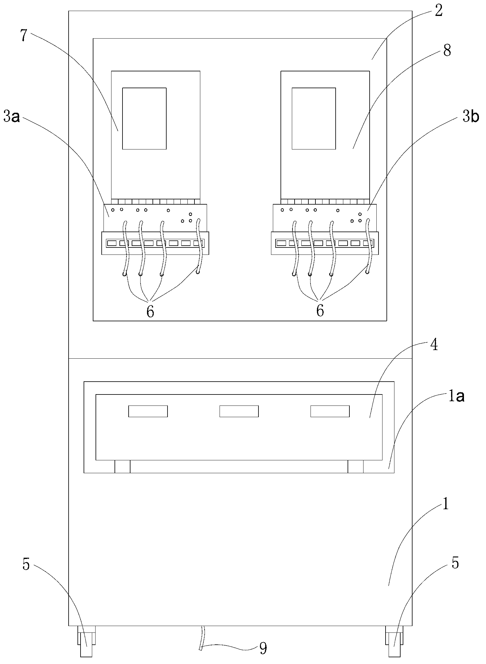 Debugging device applied to pairing of negative control terminal and ammeter