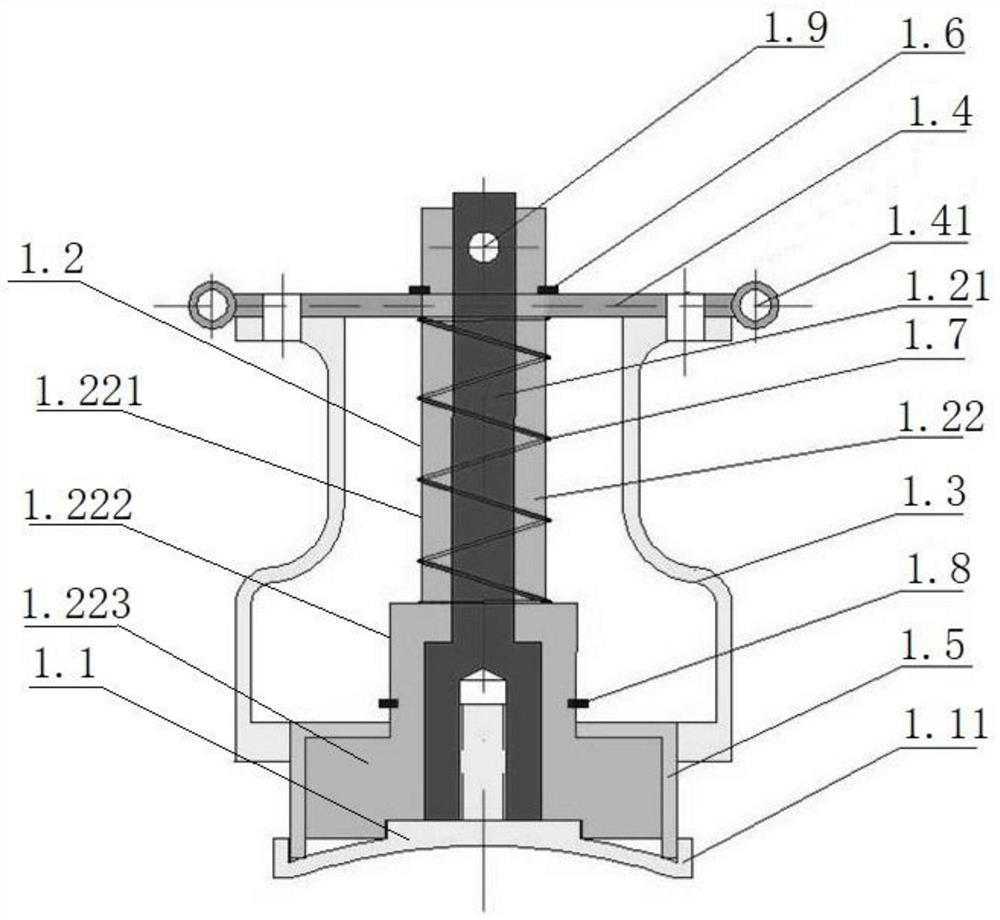 Side-by-side obstacle avoidance type suction cup for crawler-type window cleaning robot