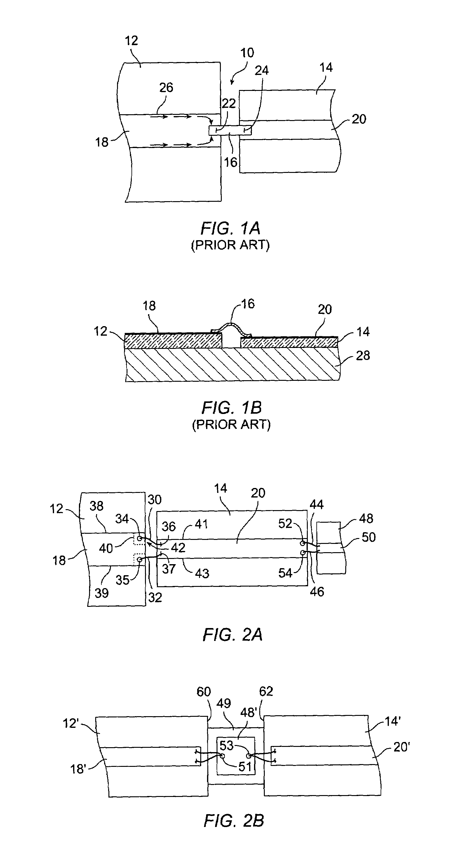 Electrical interconnection for high-frequency devices