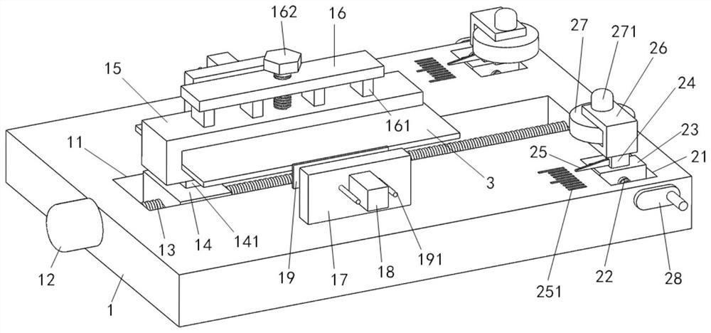 Double-faced grinding device for stainless steel plate edge burrs