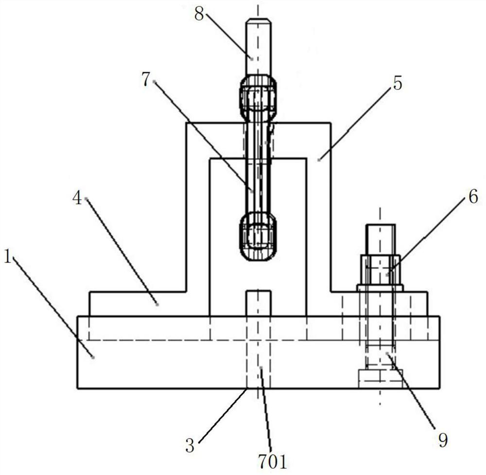 Butterfly shackle dismounting device