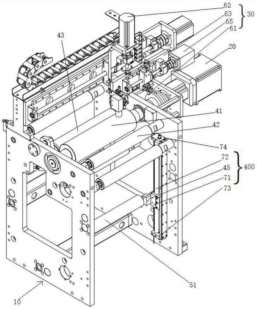 Automatic die cutting mechanism