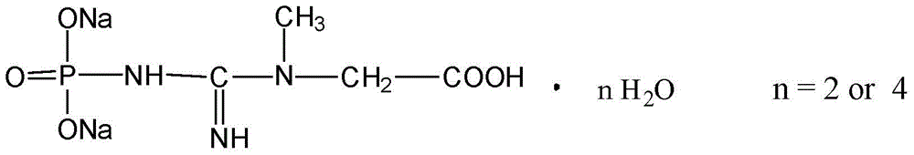 Use of a creatine phosphate disodium salt in the preparation of anti-cancer-related fatigue medicine