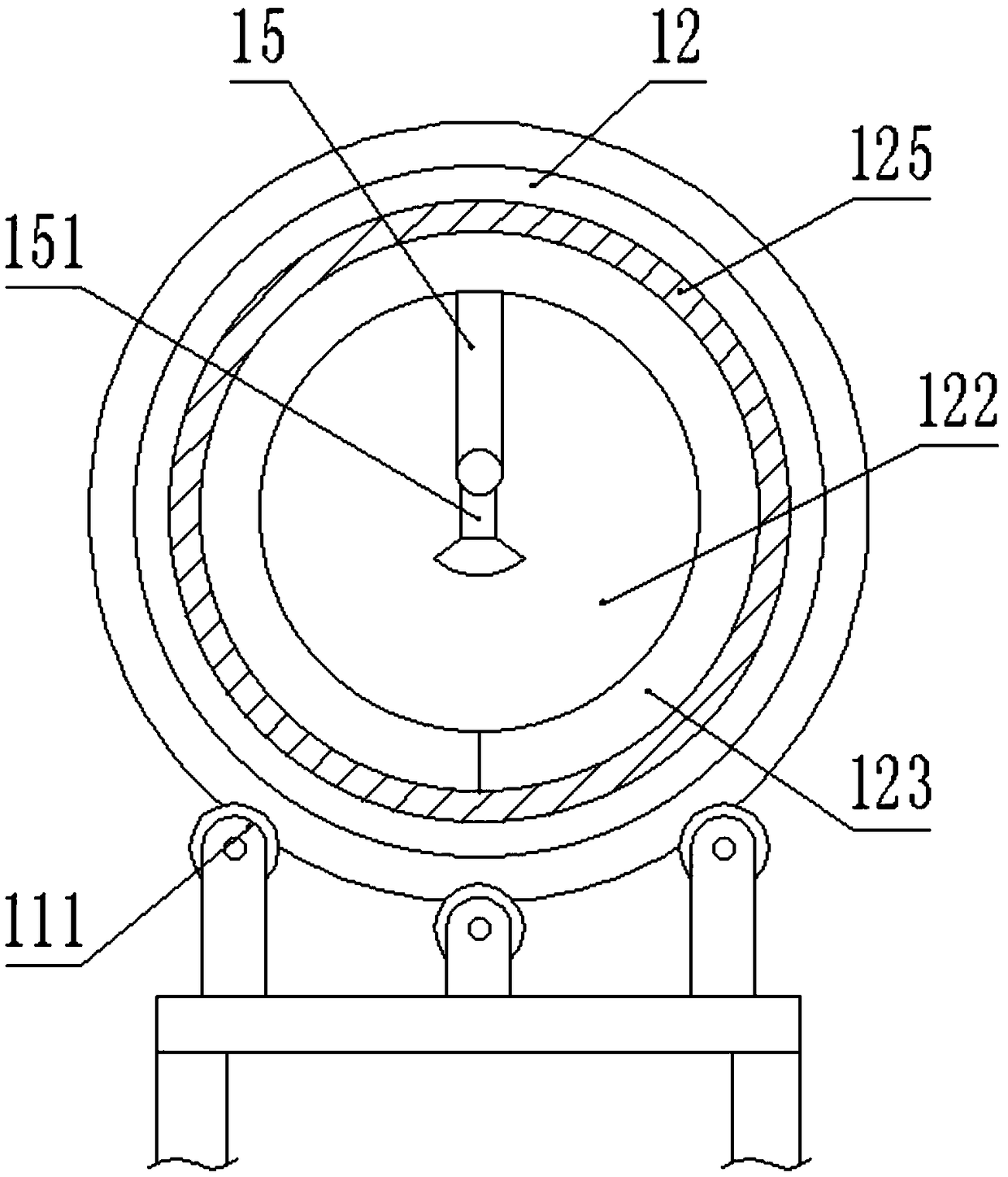 Comprehensive grape pip recycling treatment equipment