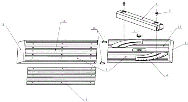 Tire road impact test device