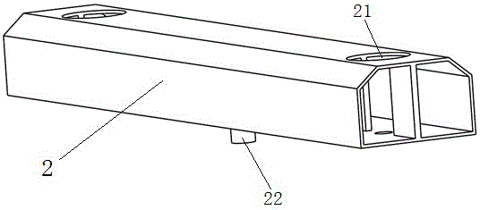 Tire road impact test device