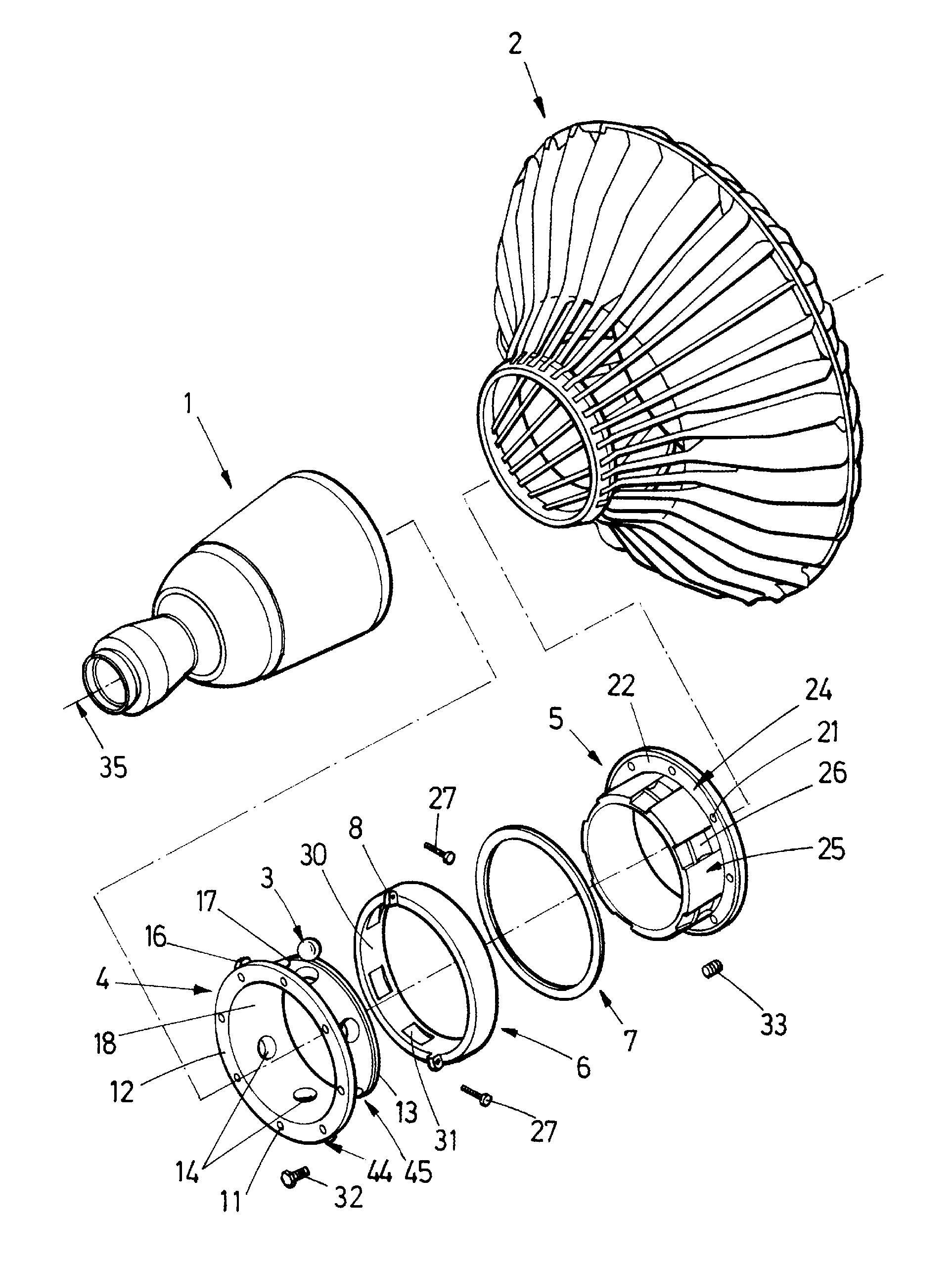 Quick release system for a coupling and drogue assembly