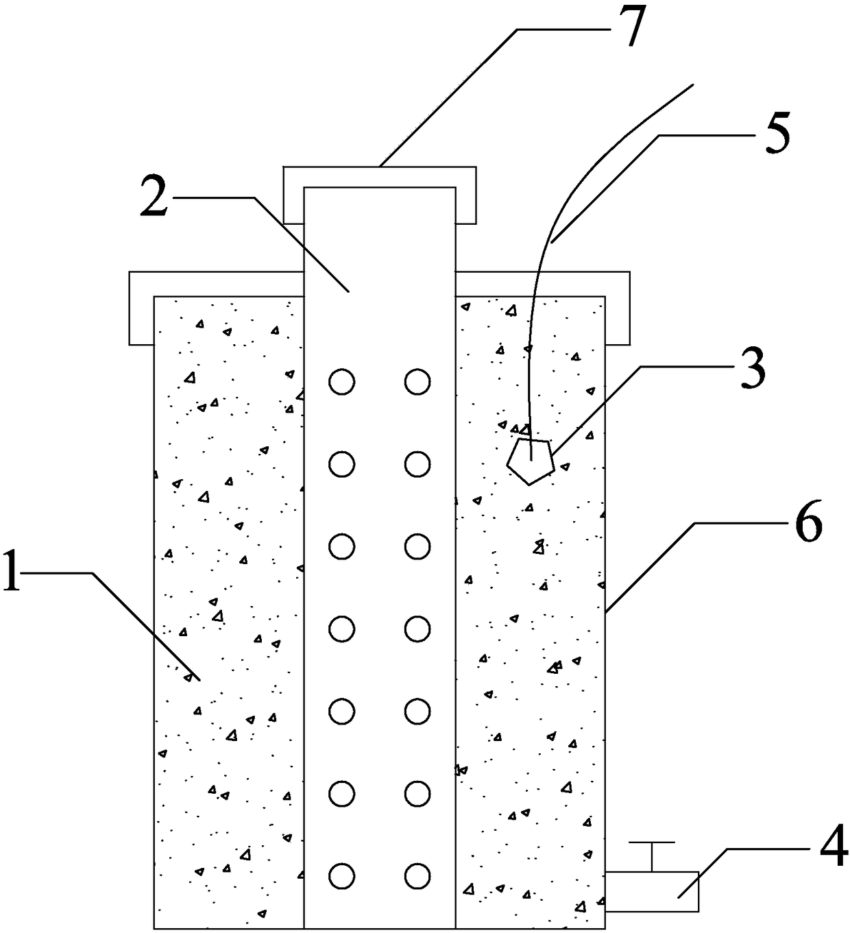 Device and method for remedying site contaminants through microbiological electrochemical method