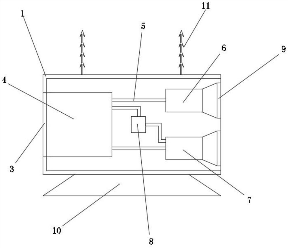 High-decibel electronic alarm