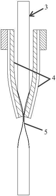 An electrode tweezers with controllable automatic dripping function