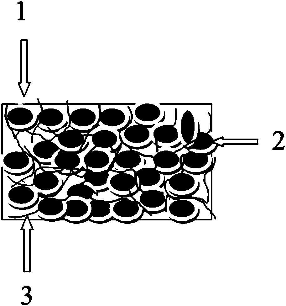 Foaming section bar of multi-point positive feedback springback material with memorability and preparation method thereof