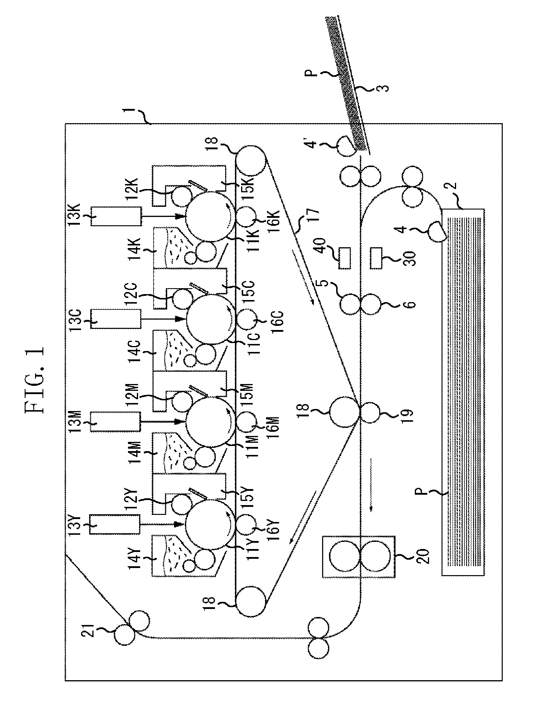 Grammage detection sensor of recording medium and image forming apparatus