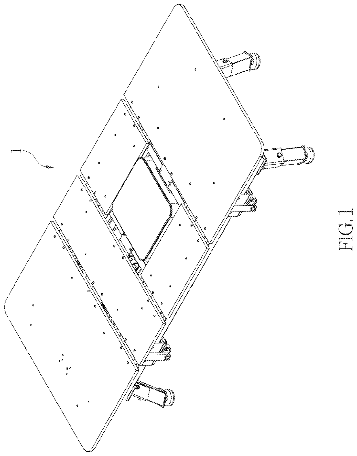 Device for producing rhythmic movement and vibrating bed having the same