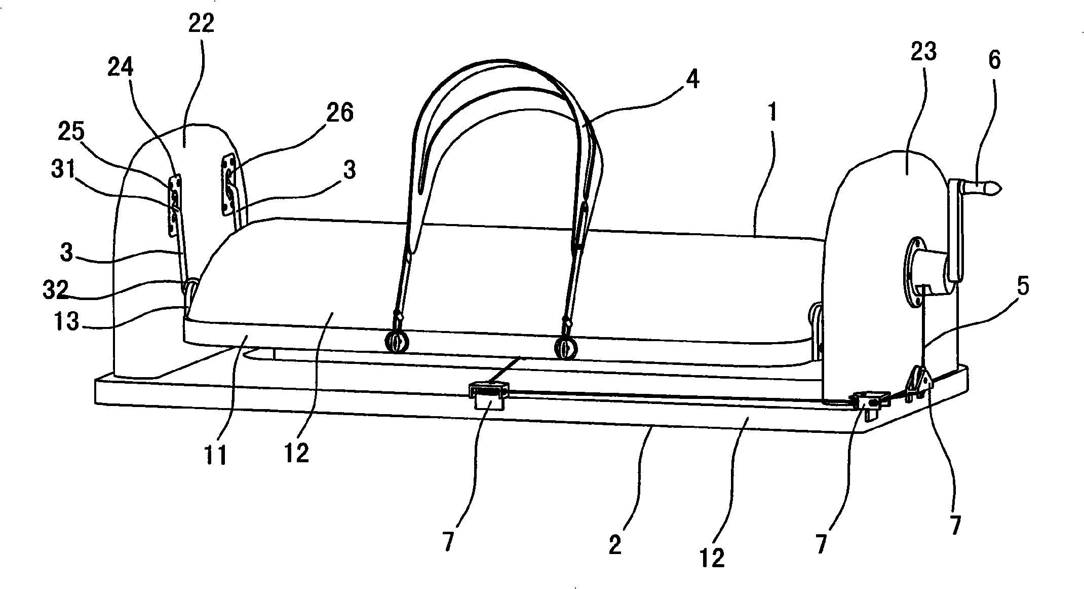 Suspended type health suspended pillow