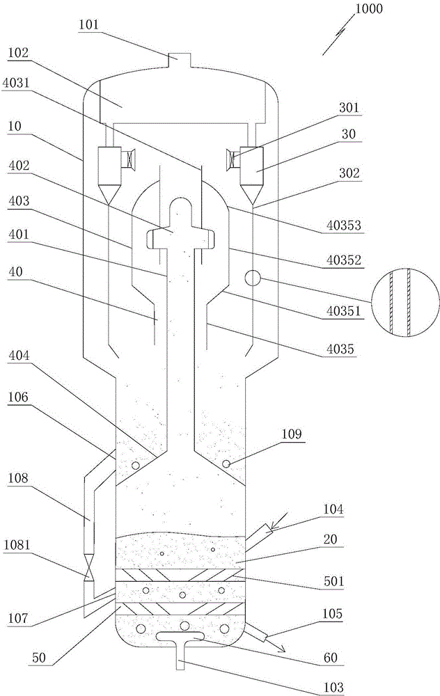 Methanol-to-olefin reaction device