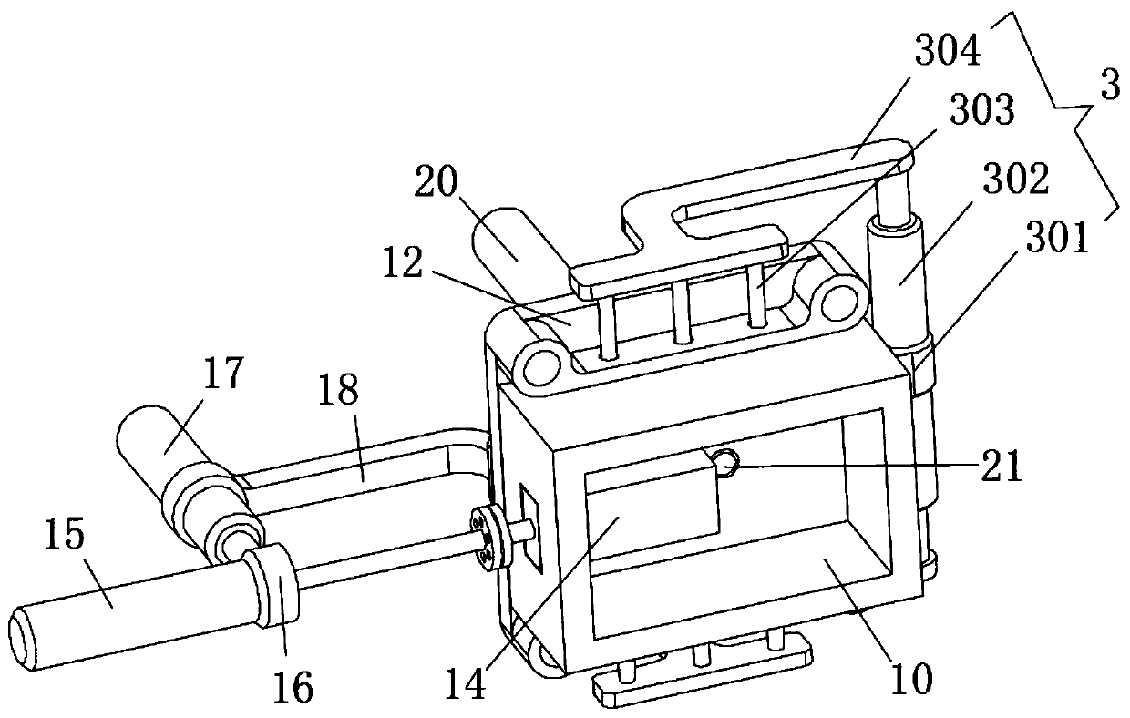 Movable mold quick locking and opening device for injection molding machine