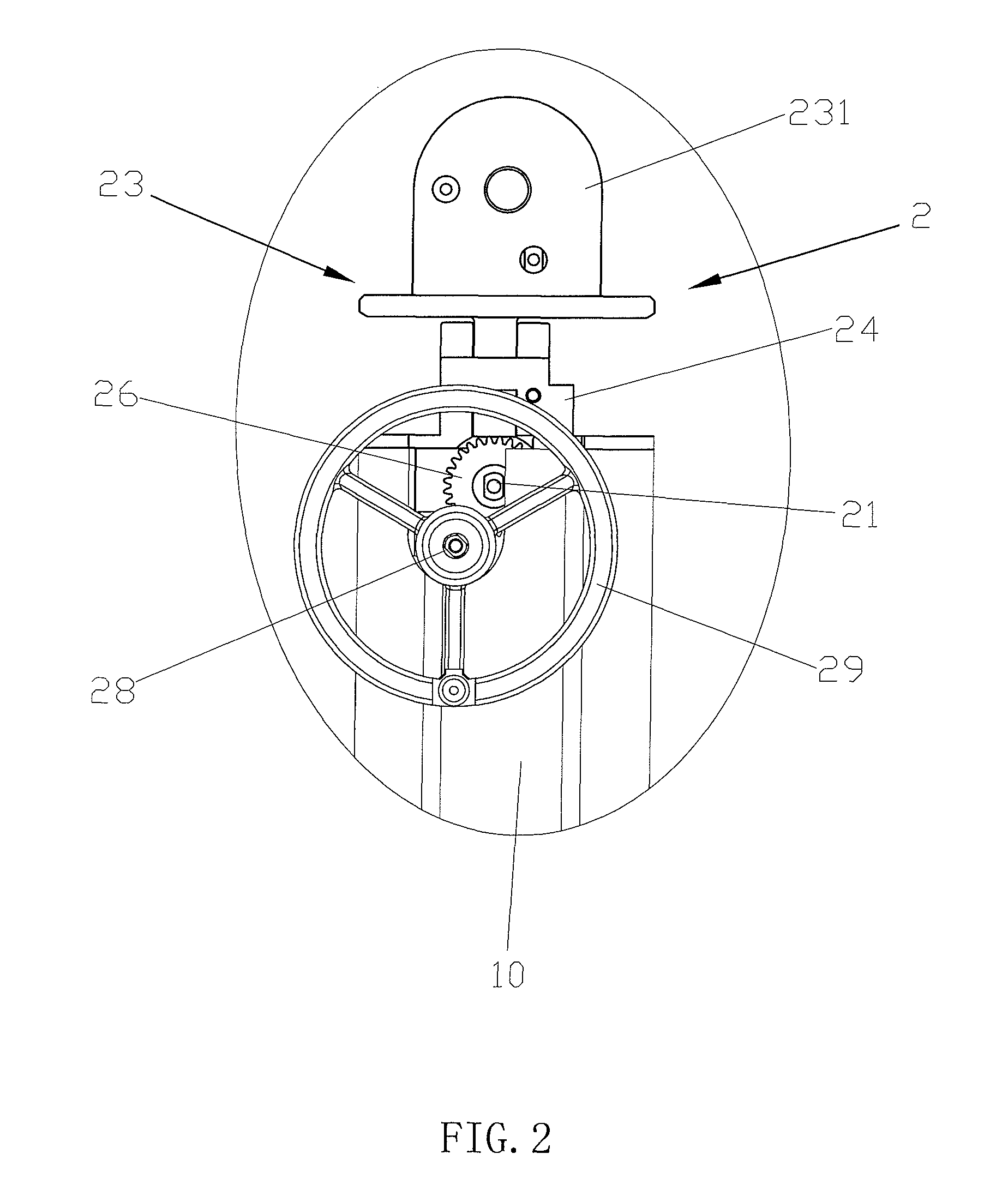 Umbrella having an angle adjustable function