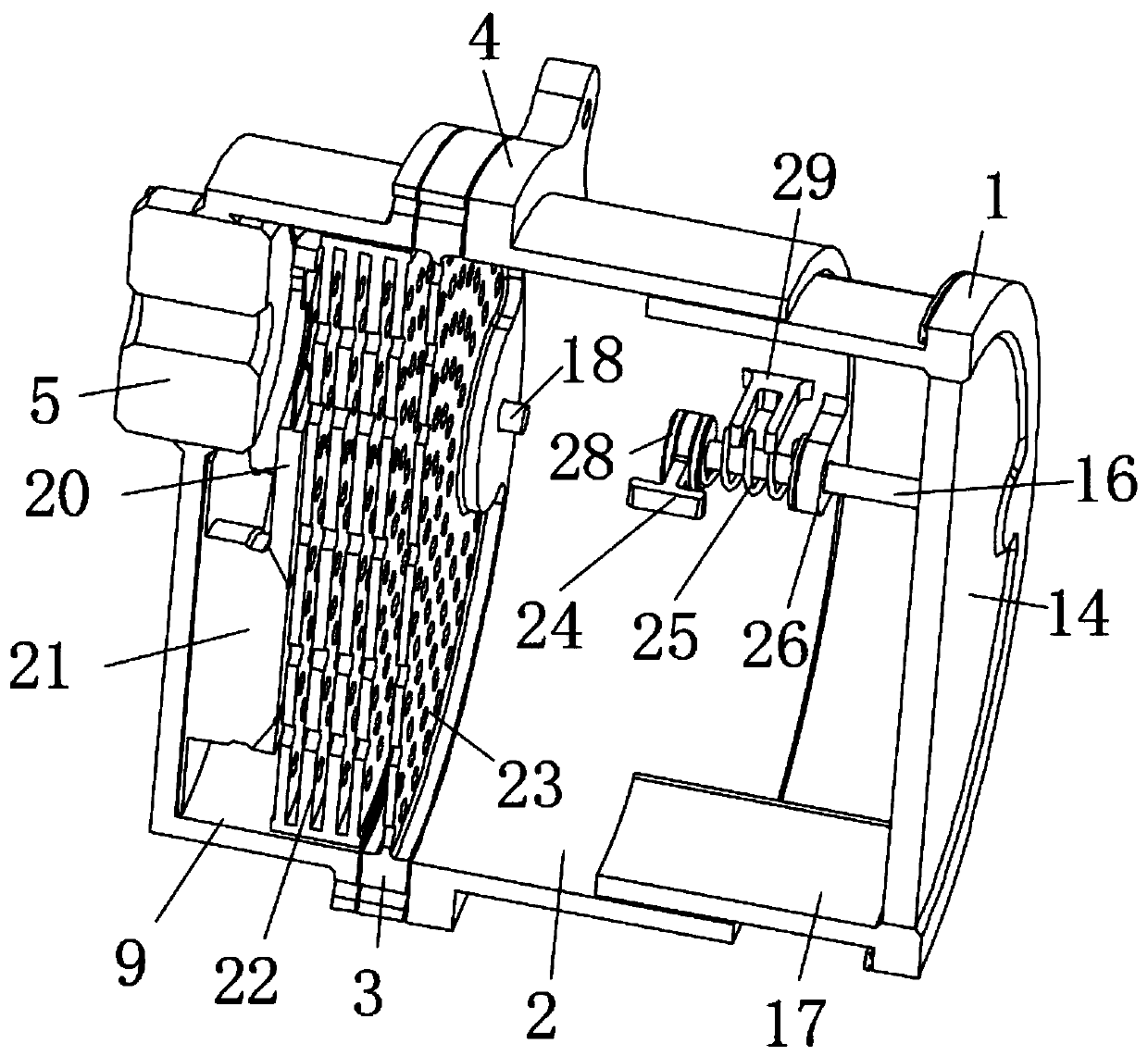 Easy-to-install high-strength ventilating window for ship