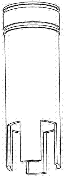 High-efficiency fracturing combined device for multi-stage horizontal well