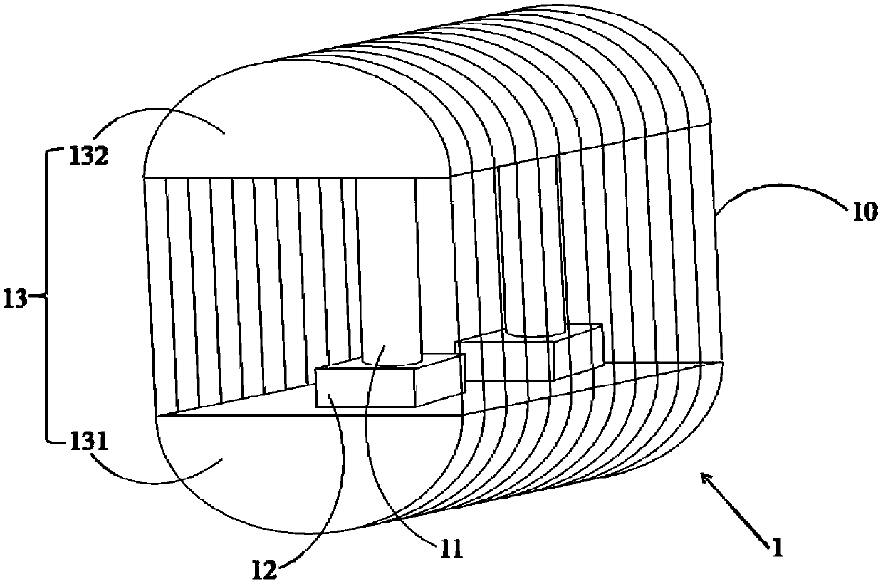 Fiber stretching device and fiber delayed scanning system