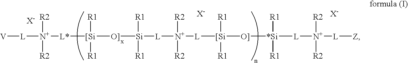 Polymerizable siloxane-quaternary amine copolymers