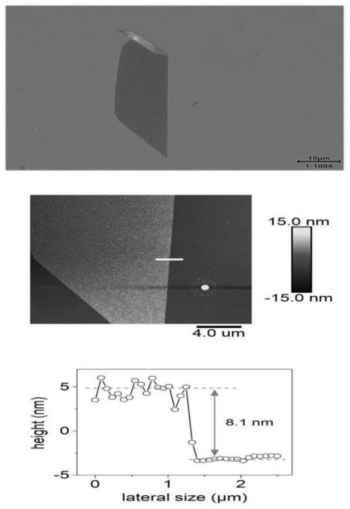 Preparation method of rapidly-thinned single-element tellurene two-dimensional material