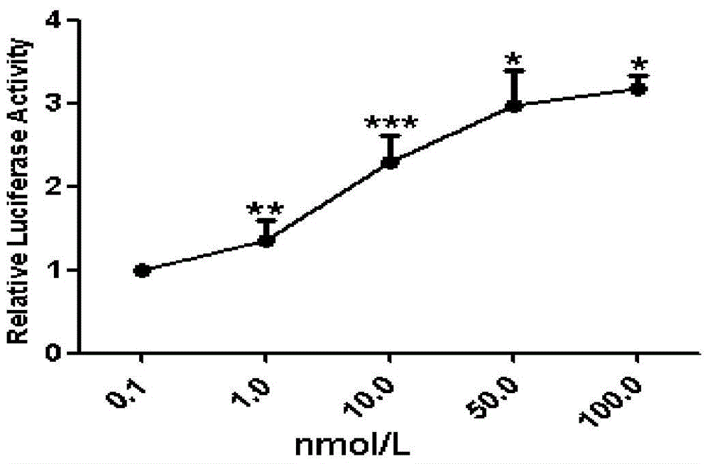 Plasmid expressed by PSA promoter mediated firefly luciferase gene