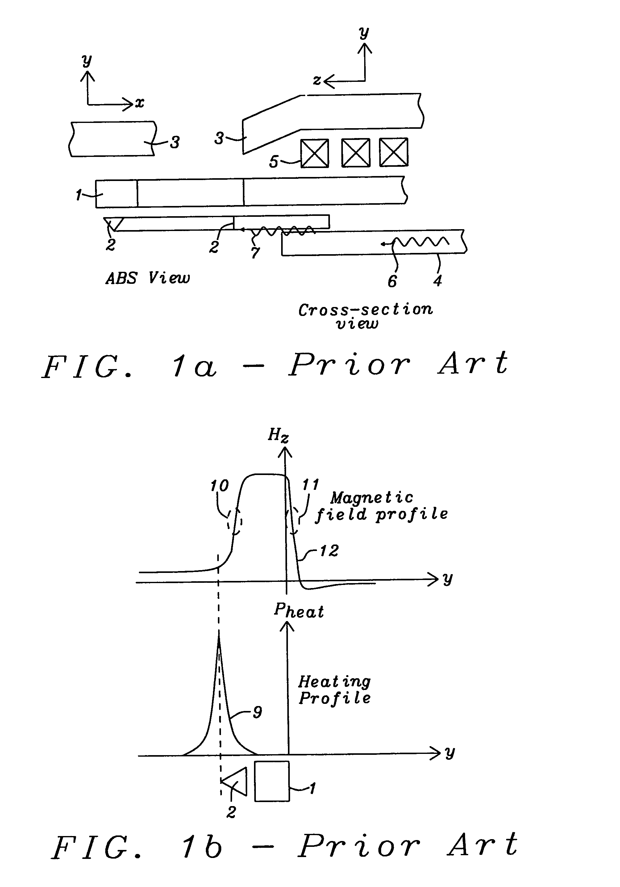 Magnetic core plasmon antenna with recessed plasmon layer