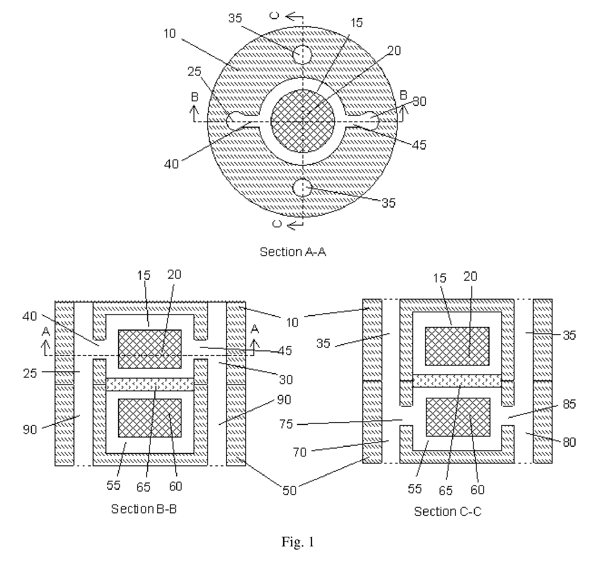 Scalable microbial fuel cell with fluidic and stacking capabilities