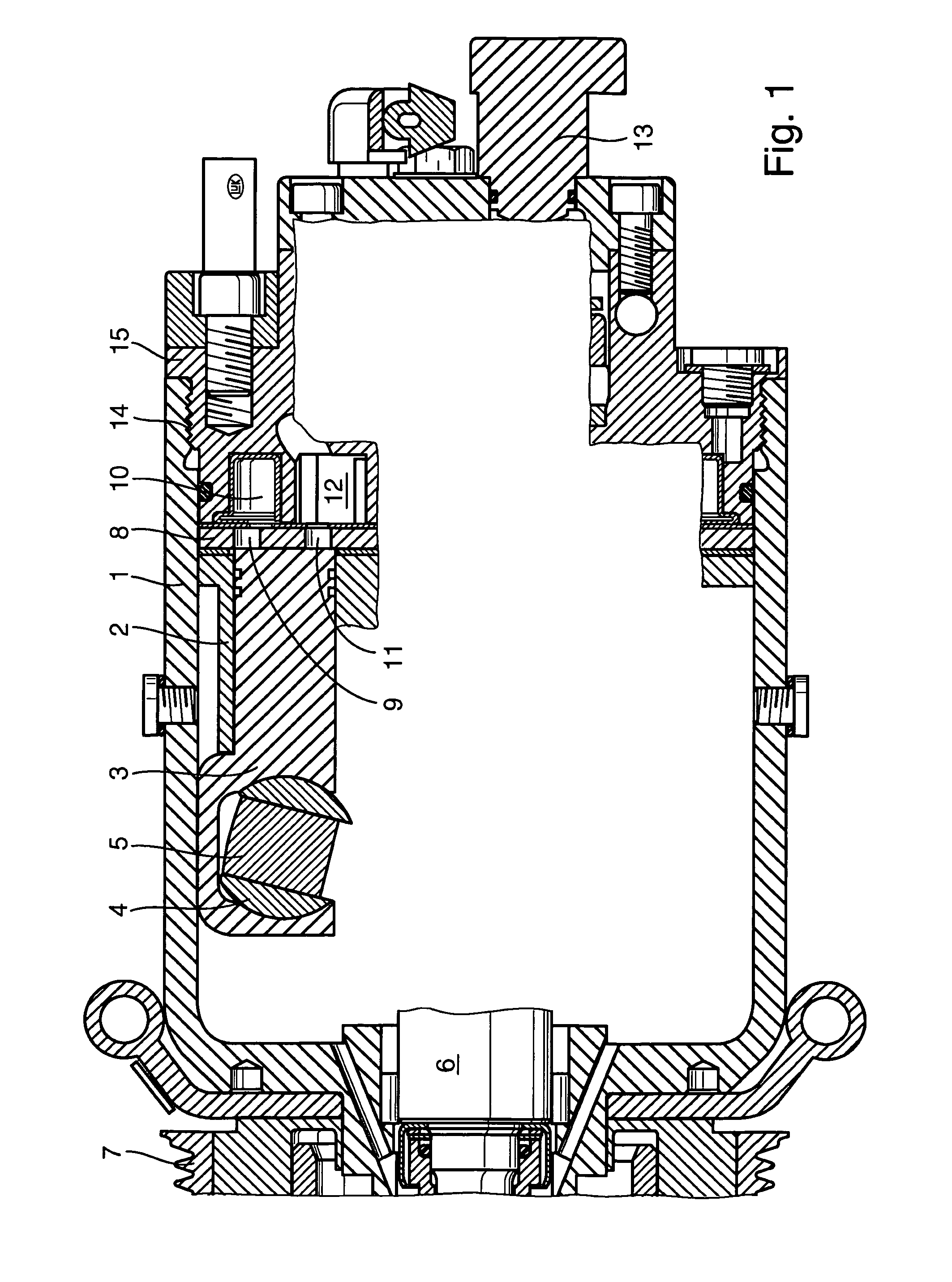 Reciprocating piston machine