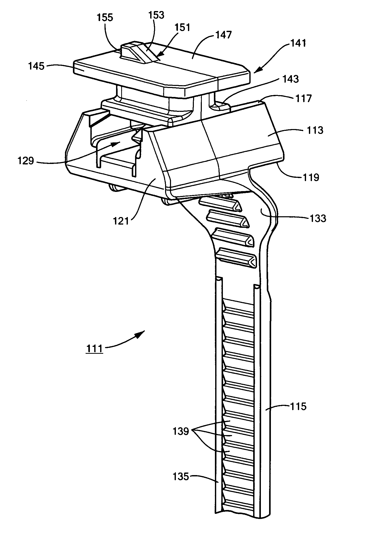 Cable tie with oxygen sensor connector fastener