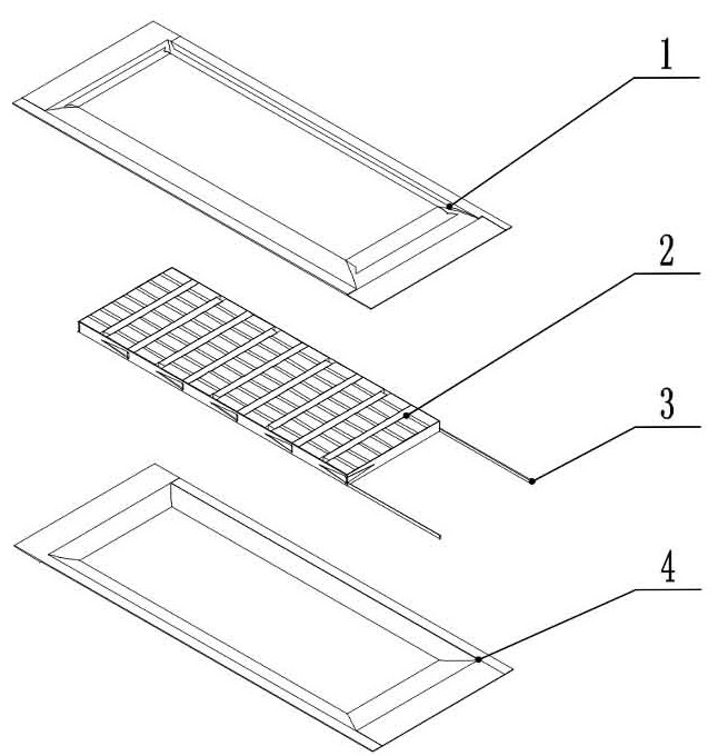 Flexible piezoelectric sensing/driving dual-purpose device with intermediate electrode and preparation method of flexible piezoelectric sensing/driving dual-purpose device