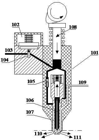 Diesel oil/natural gas dual-fuel engine emission control strategy