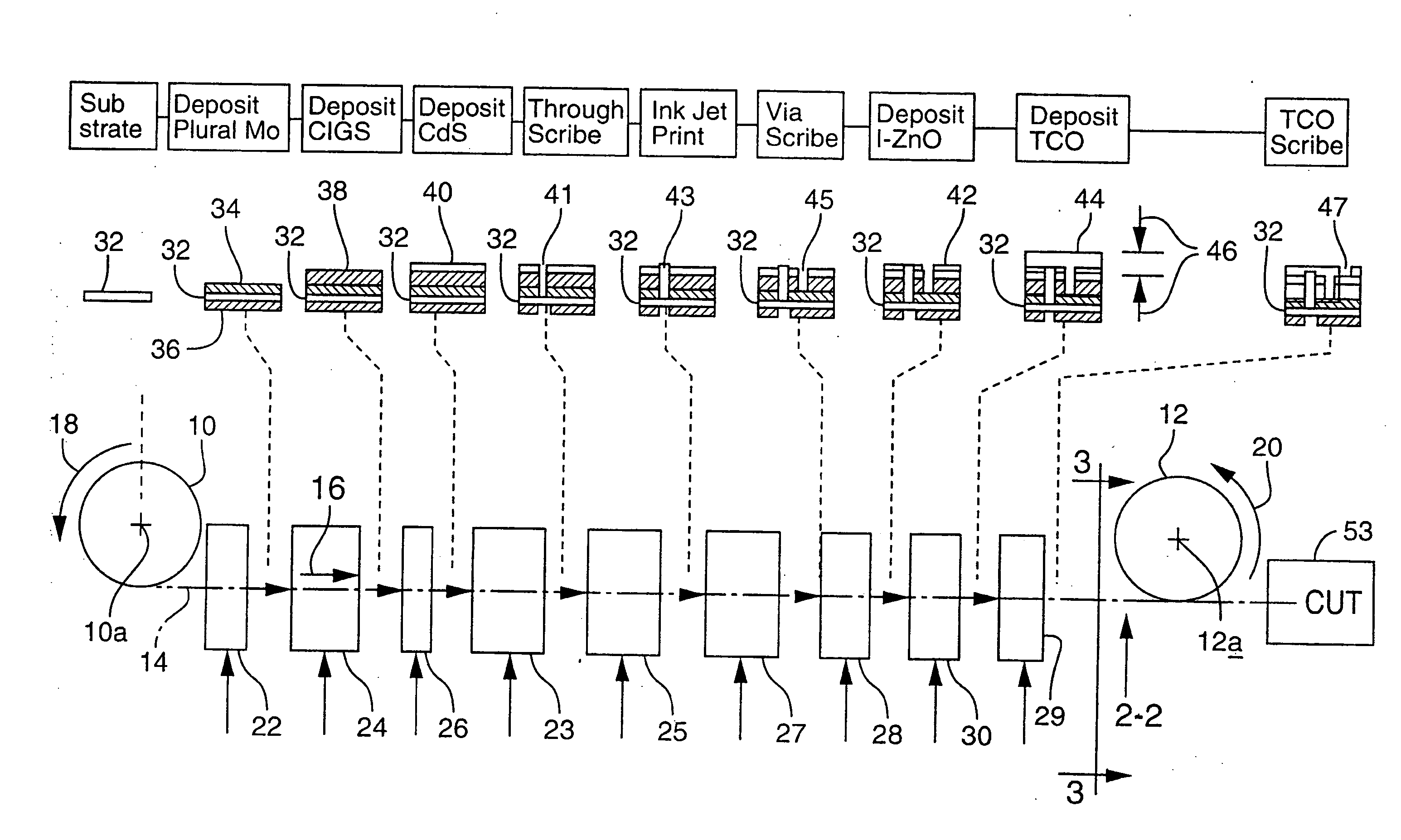 Nozzle-based, vapor-phase, plume delivery structure for use in production of thin-film deposition layer