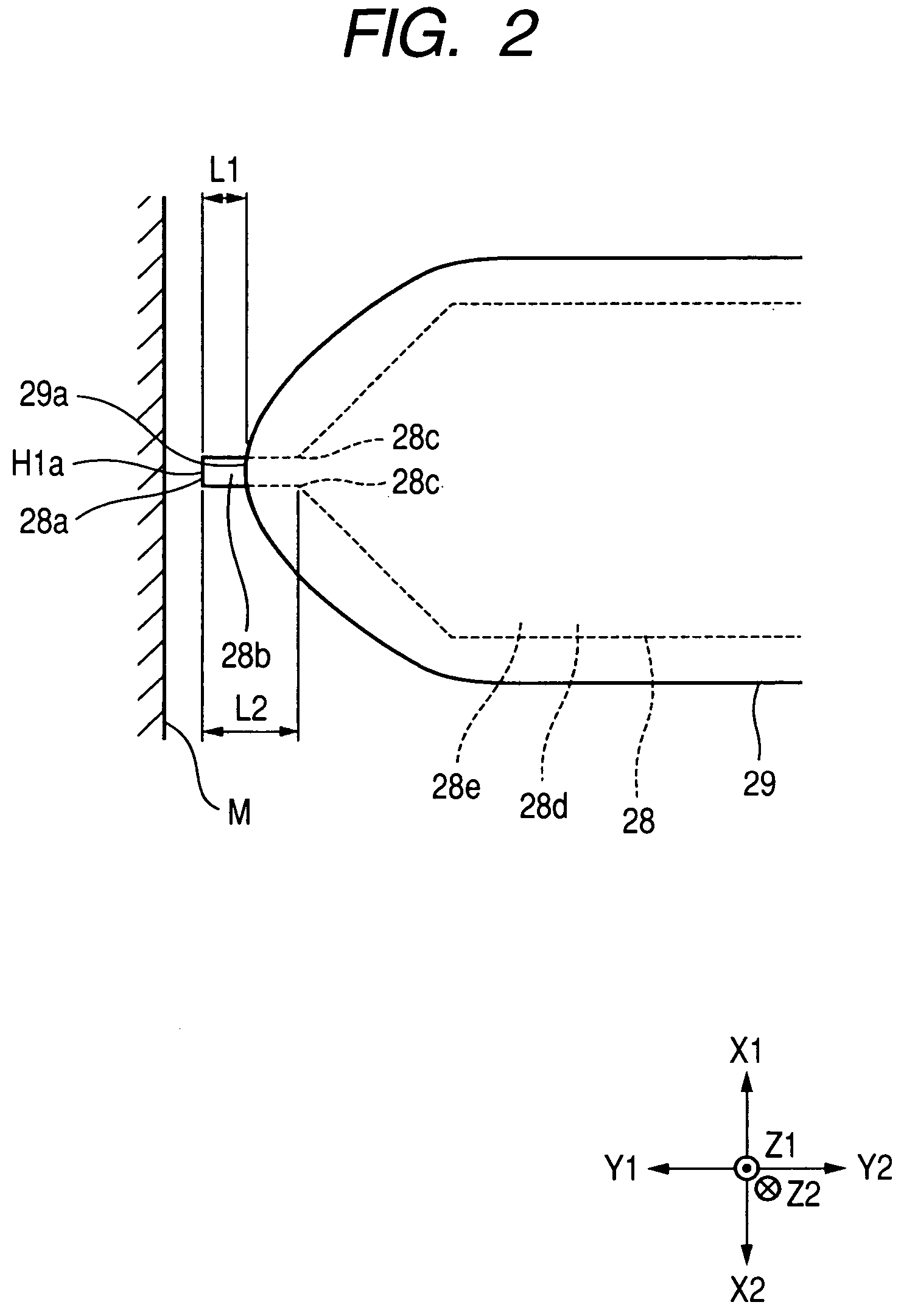 Magnetic recording head including main magnetic pole layer, return path layer, and coil layer