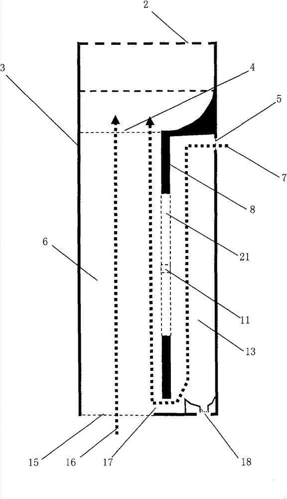 Air duct structure of special electronic dehumidifier for electrical equipment