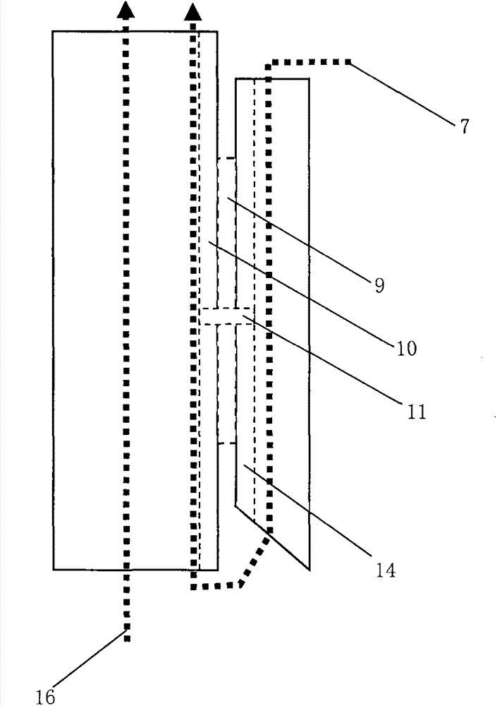 Air duct structure of special electronic dehumidifier for electrical equipment