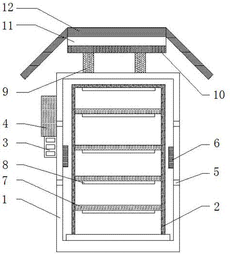 Solar disinfection and deodorization shoe cabinet