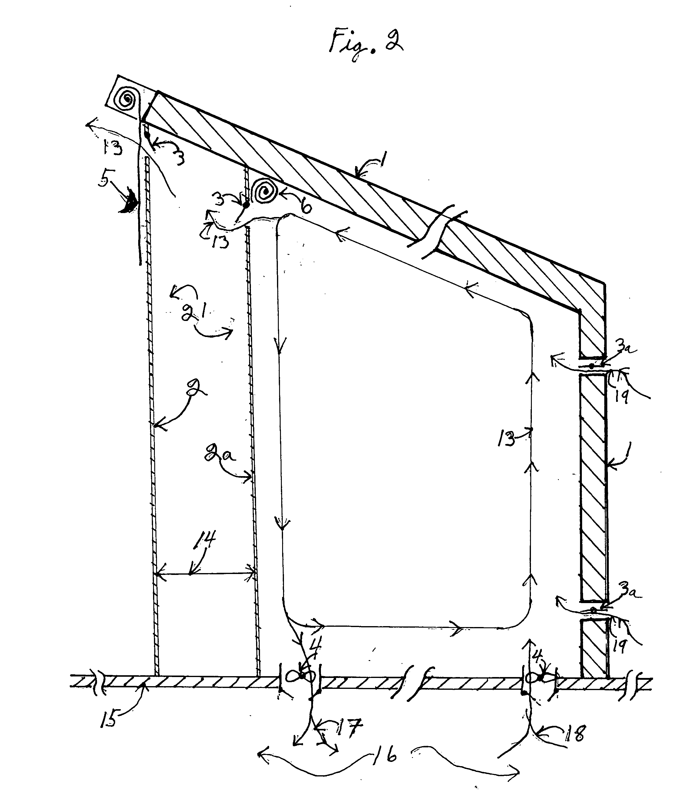 Suntrap self-regulating solar greenhouse