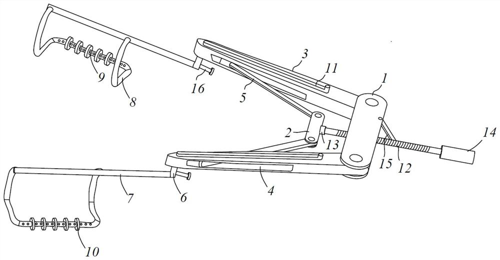 A spreading mechanism for orthopedic spine surgery tissue