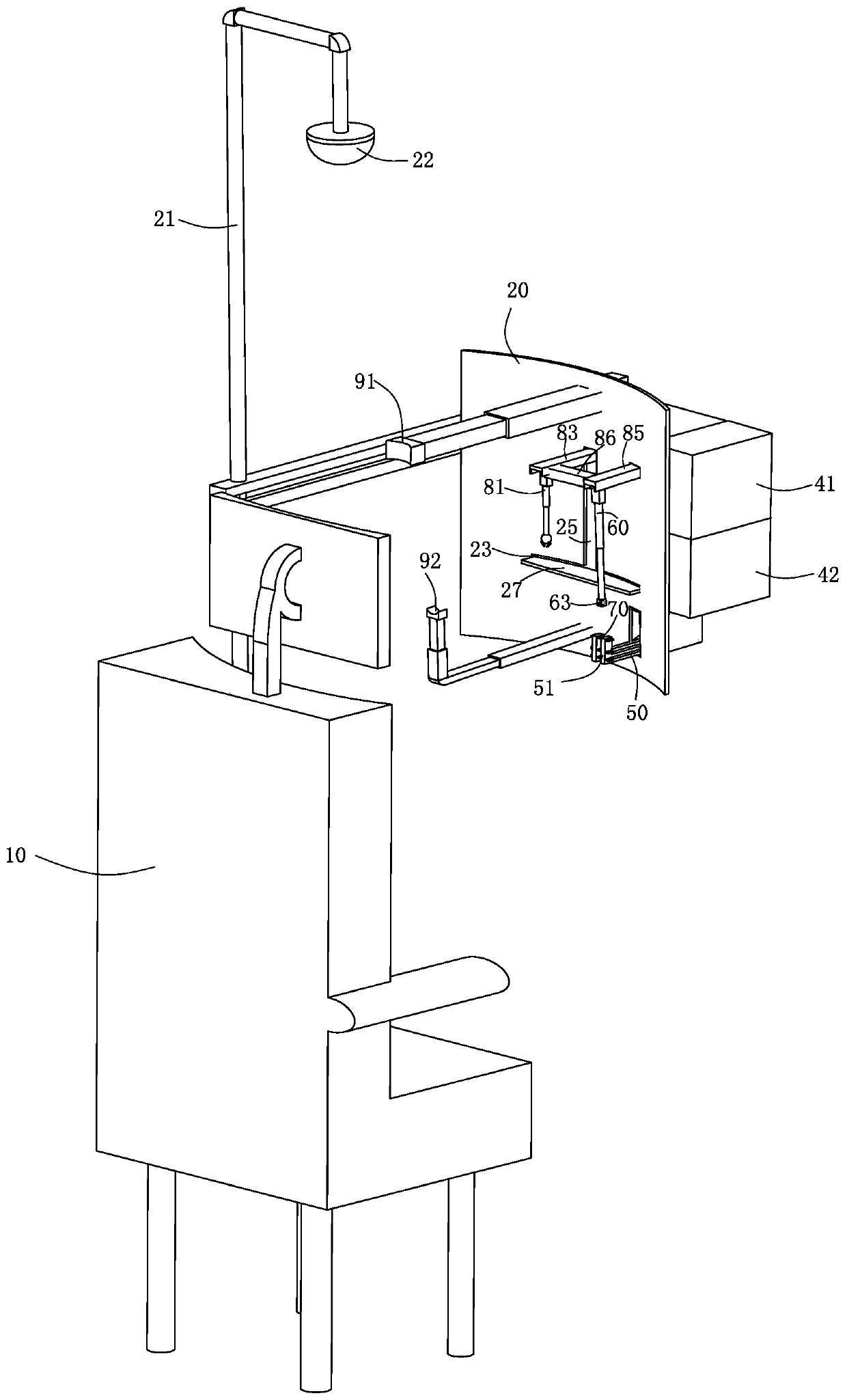 Intelligent throat swab specimen collection robot