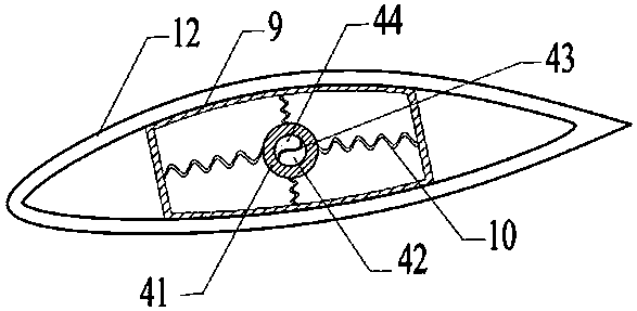 Spherical liquid vibration reduction device suitable for fan blade and installation method thereof