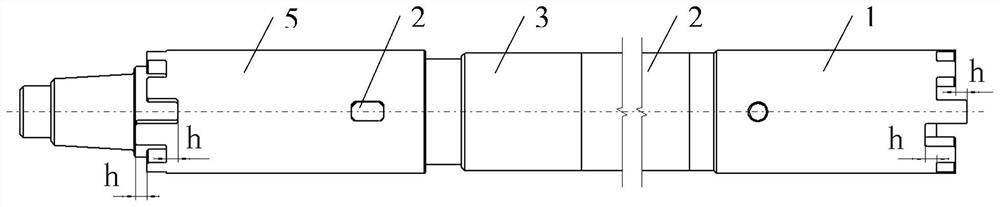 Jaw locking type positive and negative rotation drill pipe